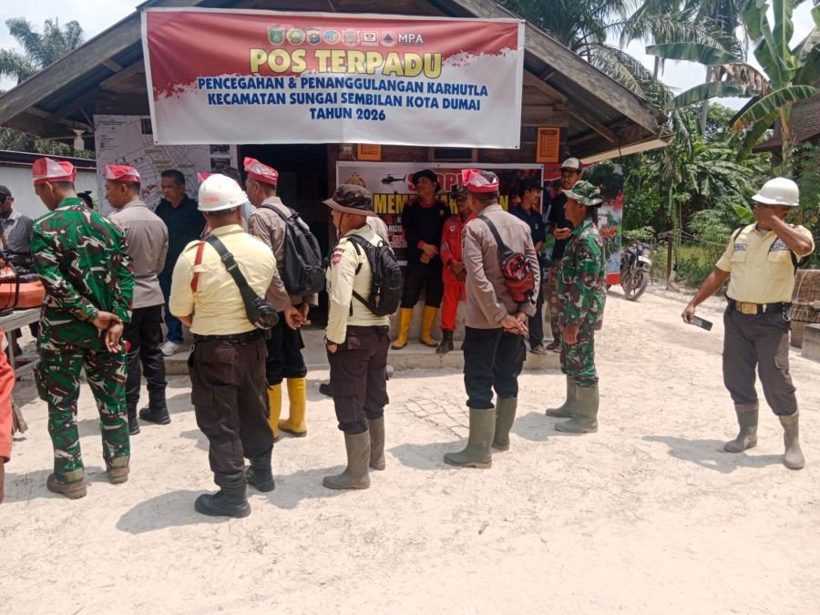 Sinergi TNI-Polri dan Mitra Perusahaan Perkuat Kesiapsiagaan Hadapi Karhutla di Sungai Sembilan