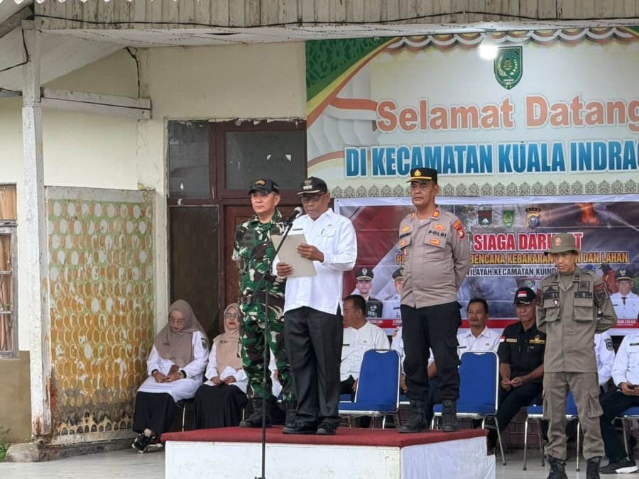 Sinergi TNI-Polri dan Pemda: Danramil 04/Kuindra Hadiri Apel Siaga Karhutla Kuindra 2026