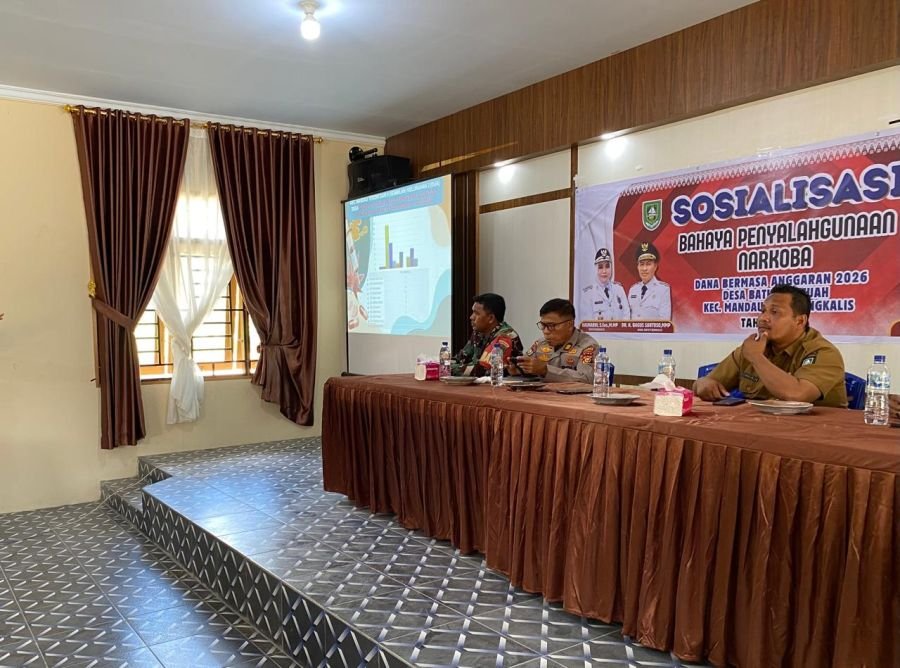 Sinergi TNI-Polri dan Pemdes: Sosialisasi Bahaya Narkoba Wujudkan Desa Bathin Betuah Bersih Narkoba