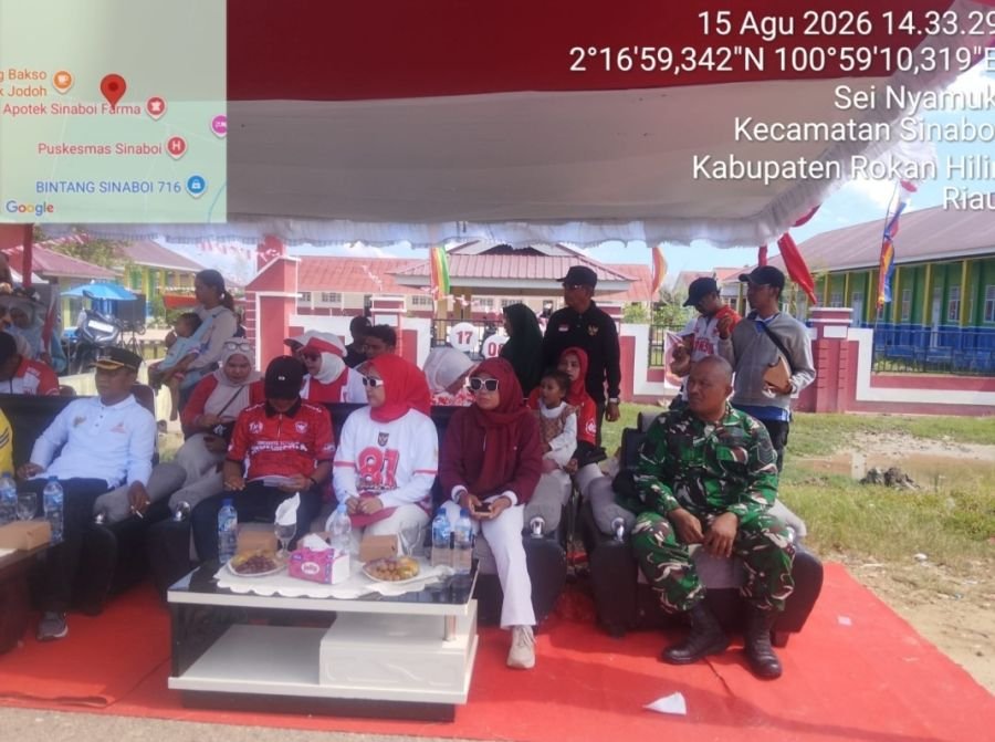 Sinergitas Tanpa Batas, Danpos Sinaboi Kawal Suksesnya Pawai Karnaval HUT RI ke-81