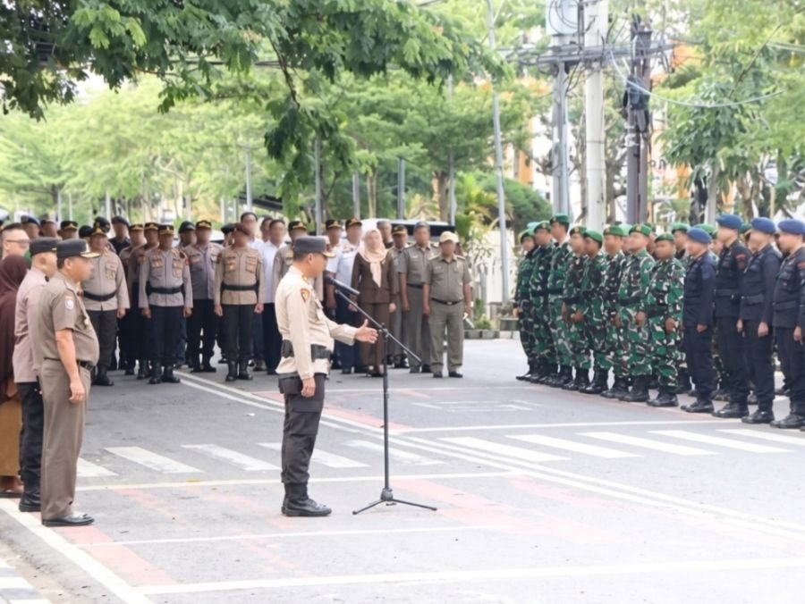 Sinergitas TNI-Polri dan Pemkab Rohil, 454 Personel Gabungan Siap Amankan Event Nasional Bakar Tongk