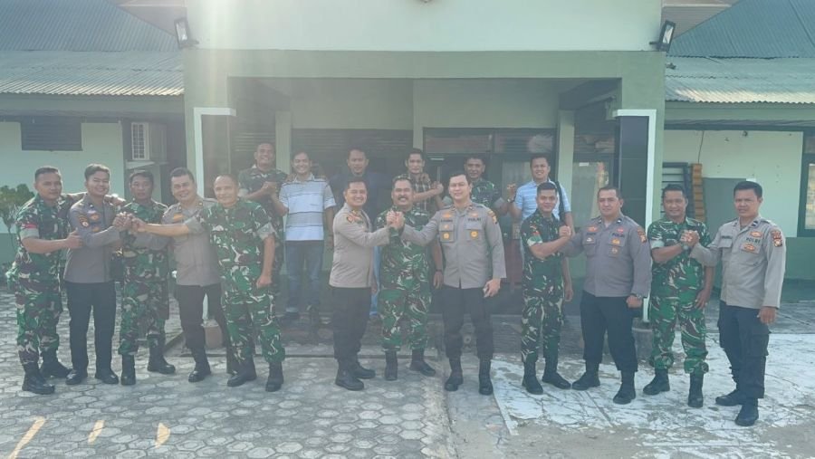 Sinergitas TNI-Polri di Singingi Perkuat Stabilitas Keamanan Wilayah
