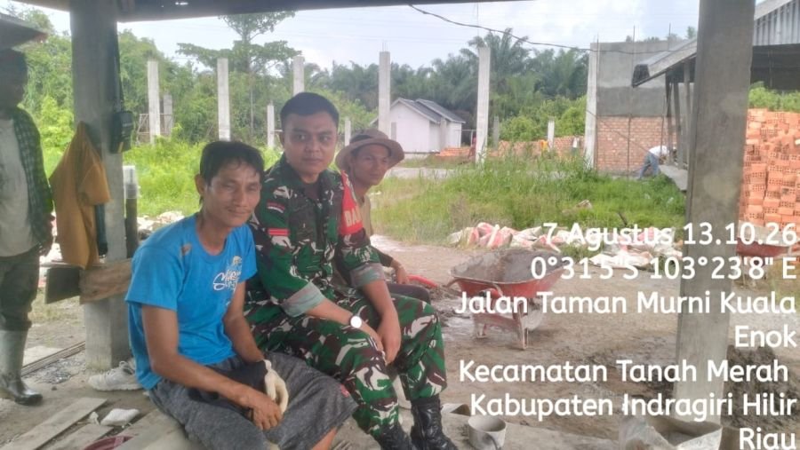 Sosialisasi Karhutla di Wilayah Binaan, Babinsa Tekankan 5 Poin Penting