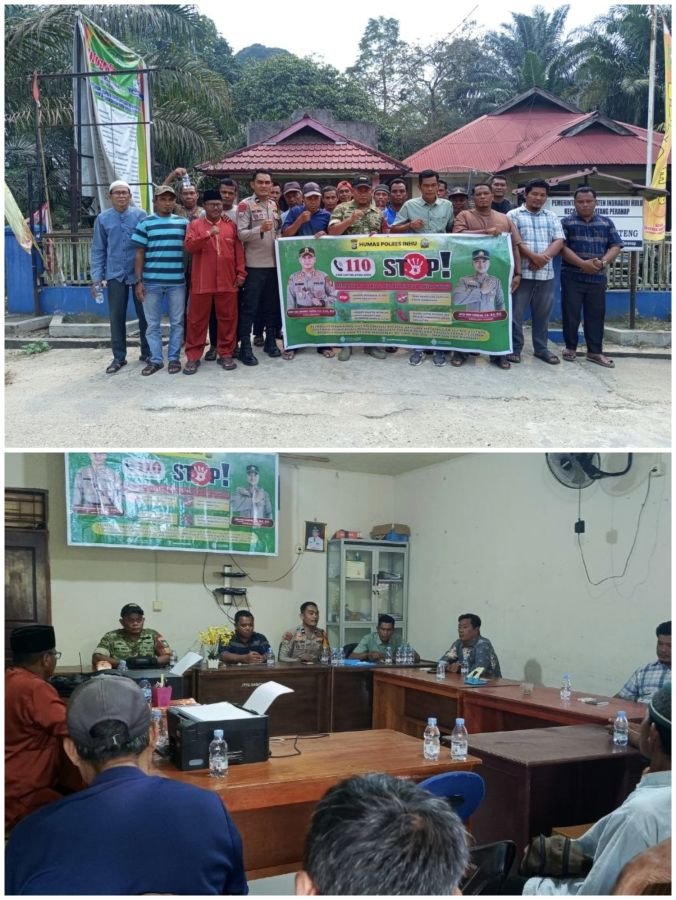 SOSIALISASI KARHUTLA DIGELAR DI DESA PEMATANG BENTENG, WARGA DIAJAK CEGAH KEBAKARAN HUTAN DAN LAHAN