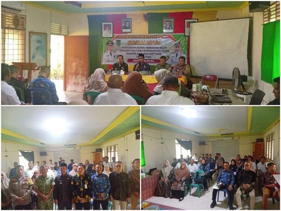 Sosialisasi Tata Cara Pemungutan Pajak Barang dan Jasa di Reteh, Babinsa Hadir Dukung Tertib Pajak