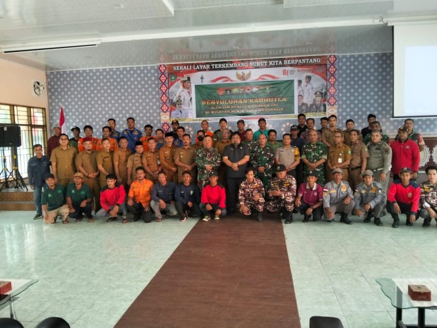 Sosialisasi Tim Penyuluhan Mabes TNI di Siak Kecil Disambut Antusias Berbagai Pihak dan Masyarakat