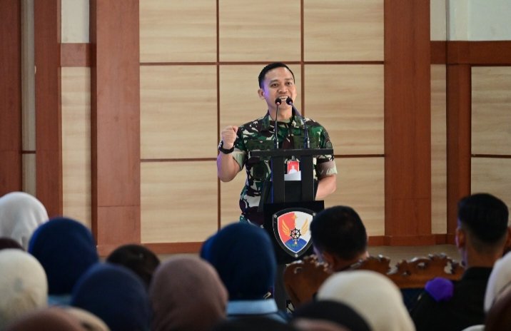 STER AU Laksanakan Sosialisasi Komcad Matra Udara di Lanud RSN, Gaungkan Semangat Bela Negara