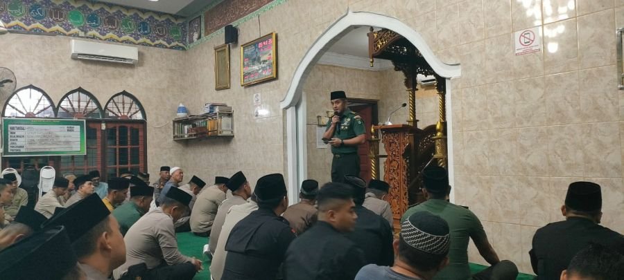 Subuh Belum Terang, Danramil 04/Lph Sudah Bergerak! TNI-Polri Bersatu di Masjid Nurul Iman