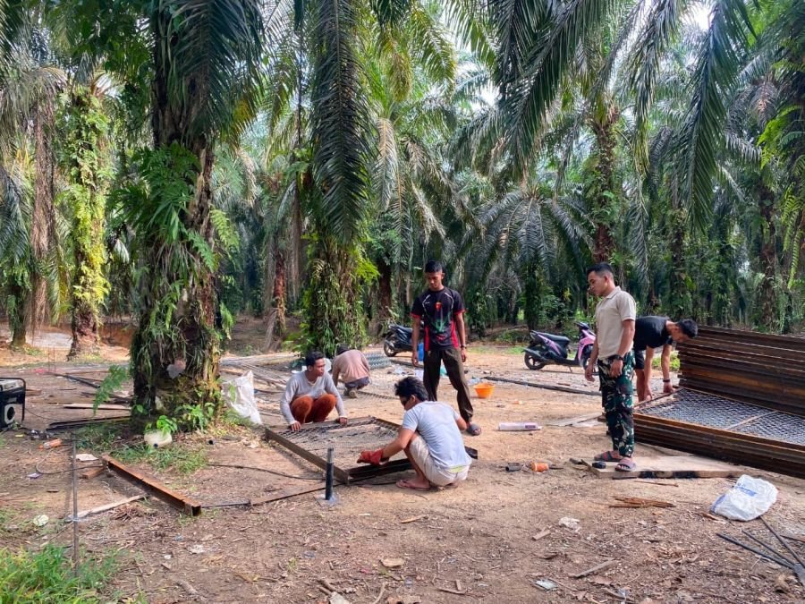 Tahap Kritis Jembatan Garuda Dimulai, Rangka Pagar Kini Dirakit