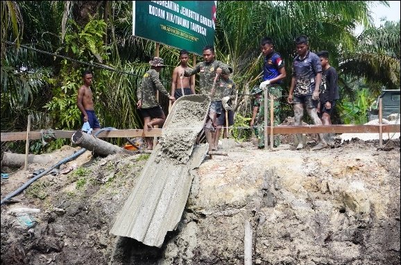 Tahapan Pengecoran dan Perakitan Besi Jadi Prioritas Pembangunan Jembatan Garuda