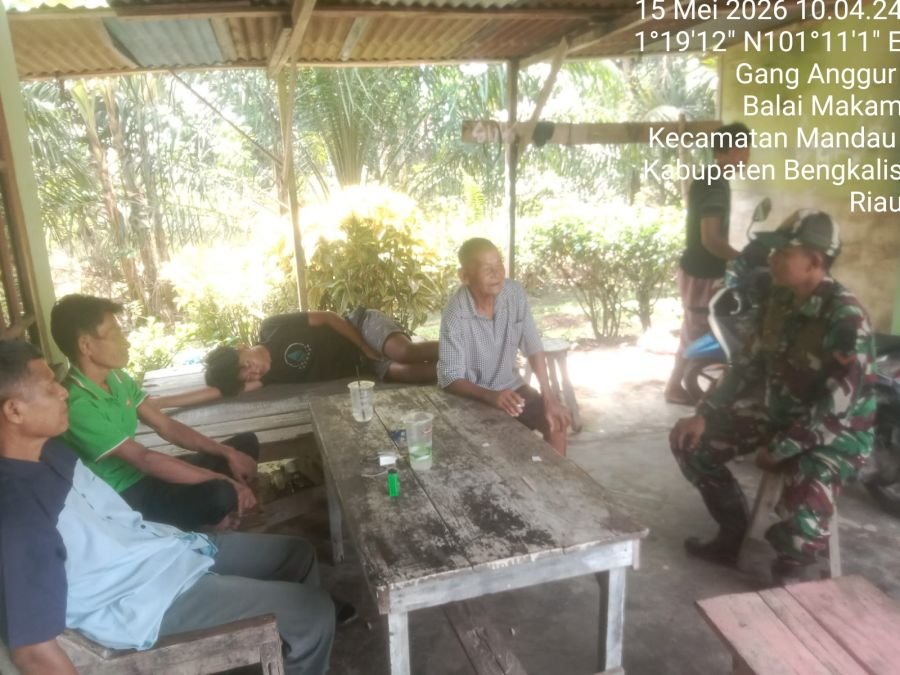 Tanamkan Jiwa Kebangsaan kopda Yusuf Sosialisasikan Luhur Pancasila Gg. Angur Balai makam