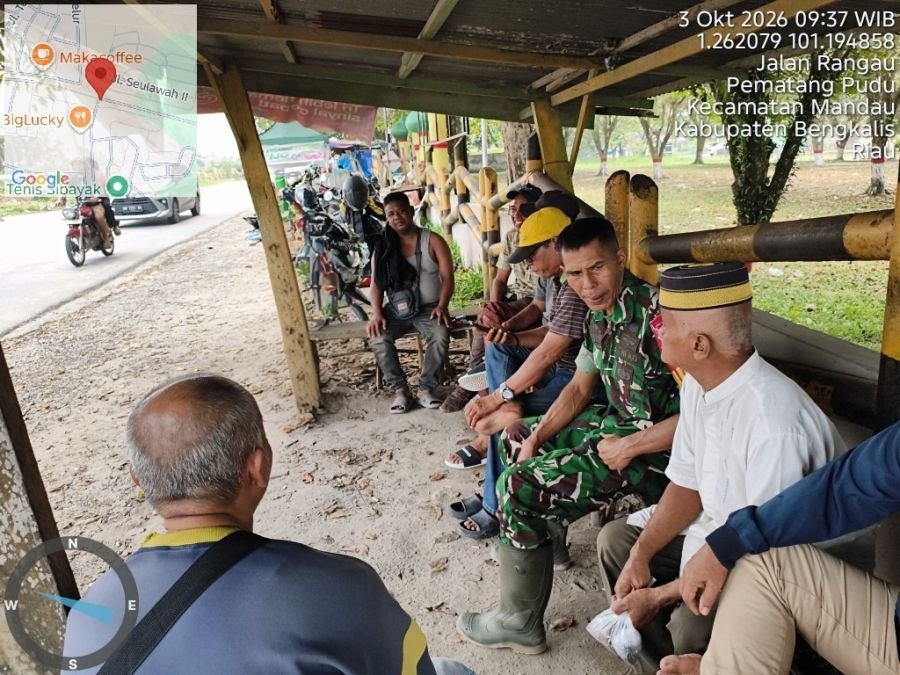 TANAMKAN NILAI LUHUR BANGSA, SERKA ROBBI SOSIALISASIKAN PANCASILA KEPADA MASYARAKAT JALAN RANGAU