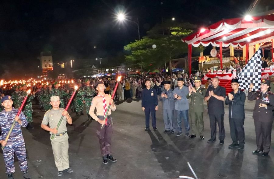 Taptu HUT ke-81 RI, Dandim dan Warga Karimun Kobarkan Nasionalisme