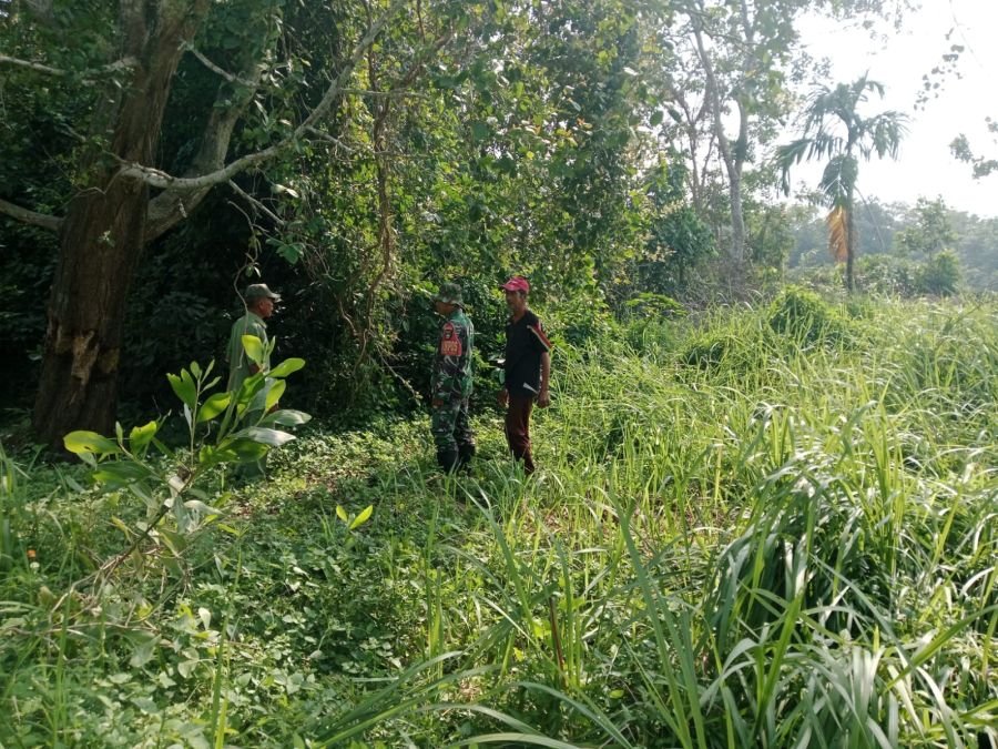 Tekan Risiko Kebakaran, Babinsa Desa Bantar Kobarkan Semangat Warga Patroli Lahan