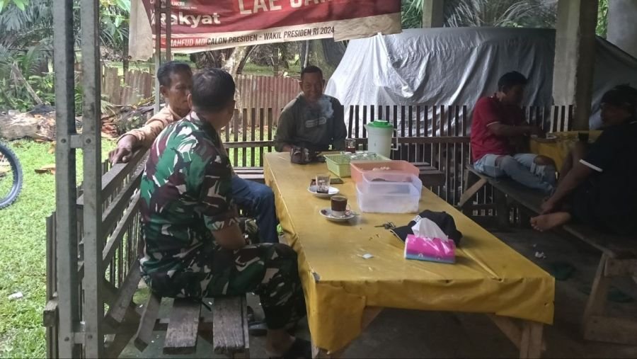 Terus Jaga Hubungan Baik, Babinsa Laksanakan Komsos Dengan Warga Binaan