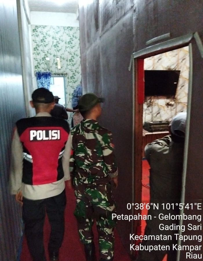 Tim Gabungan Kembali Segel Tempat Hiburan Malam dan Penjual Miras Tanpa Izin di Wilayah Tapung