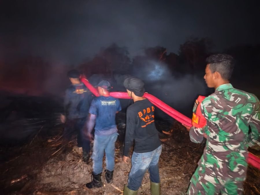 Tim Gabungan Padamkan Karhutla di Desa Koto Cerenti, 0,2 Hektare Lahan Berhasil Dipadamkan