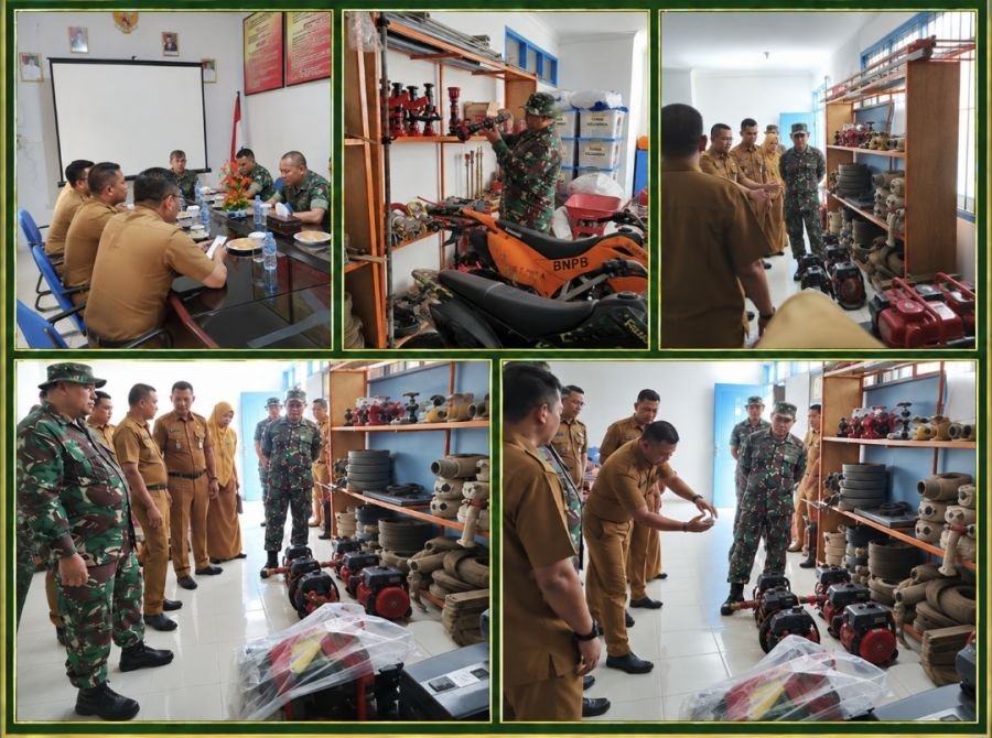 Tim Mabes TNI Gelar Dengar Pendapat Bersama BPBD Kabupaten Bengkalis, Bahas Kesiapsiagaan Karhutla