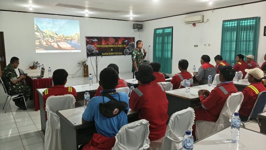 Tim Mabes TNI Uji Kesiapan Damkar dan Penyuluhan Karhutla di Kandis