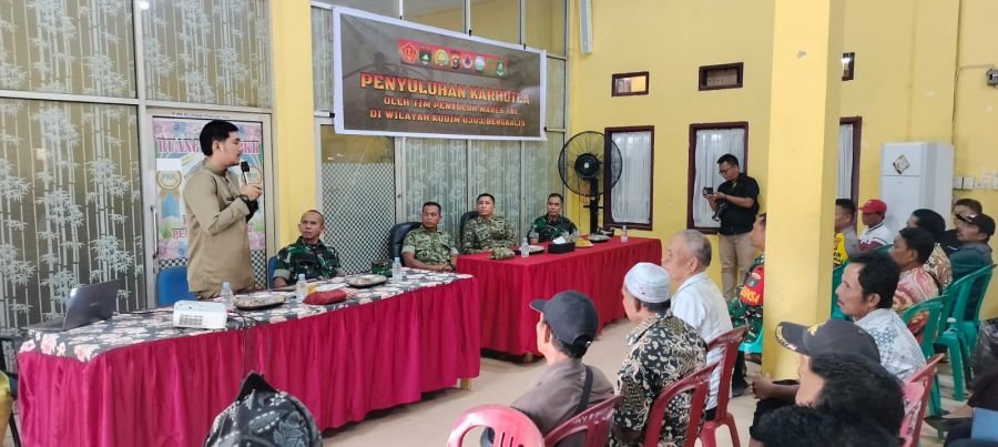 Tim Penyuluh Karhutla Mabes TNI Kunjungi Pematang Pudu, Perkuat Edukasi Cegah Kebakaran