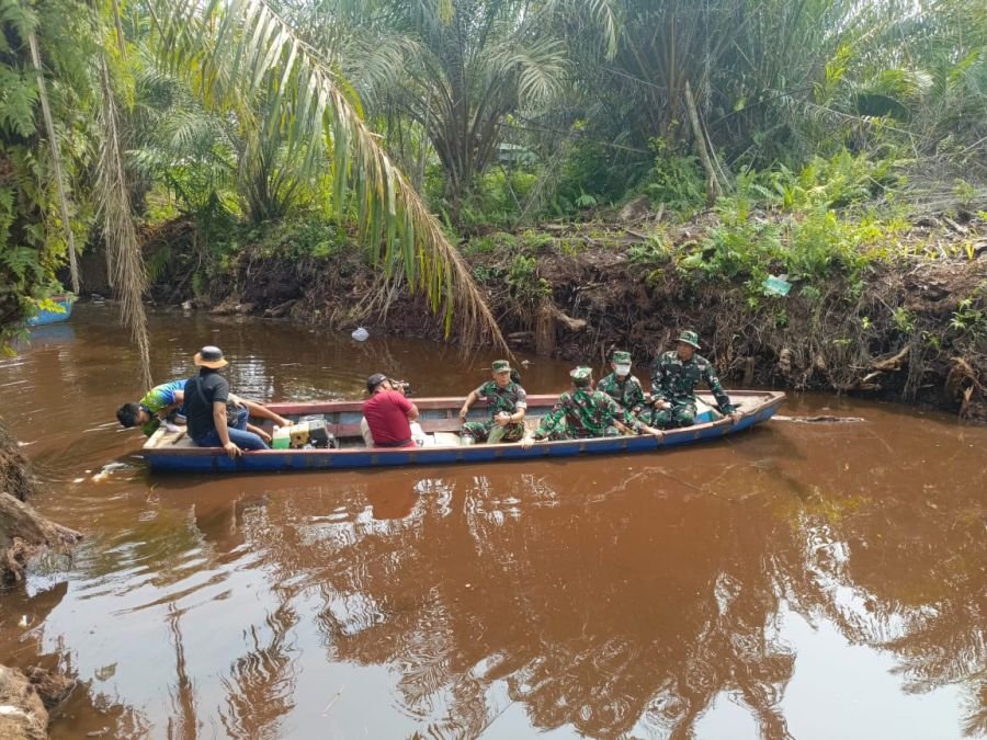 Tim Penyuluh Karhutla Mabes TNI Turun Langsung Tinjau Lokasi Kebakaran di Pematang Pudu
