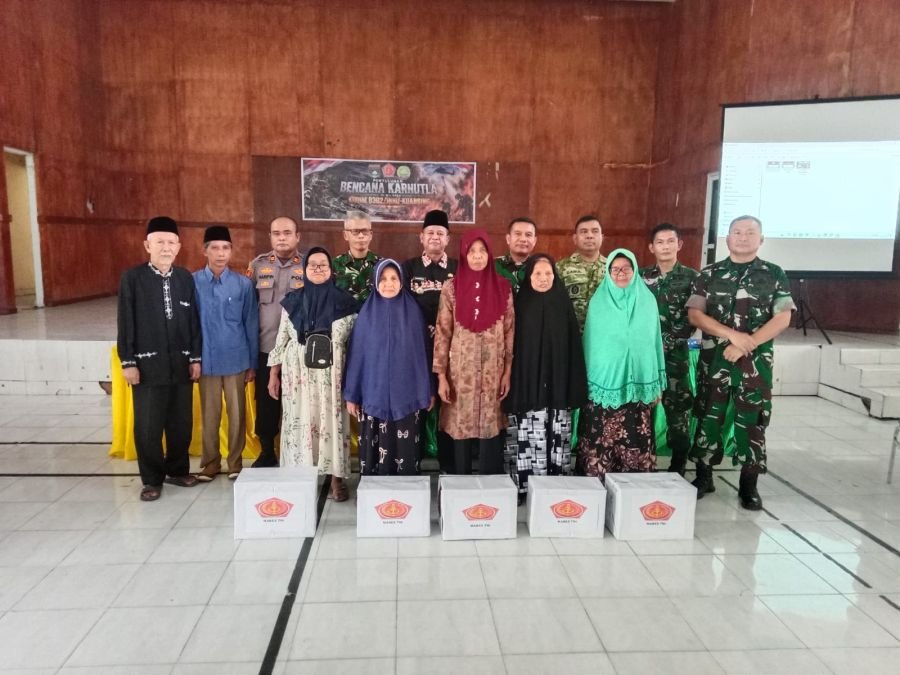 Tim Penyuluh Mabes TNI Berikan Edukasi Pencegahan Karhutla di Kecamatan Inuman