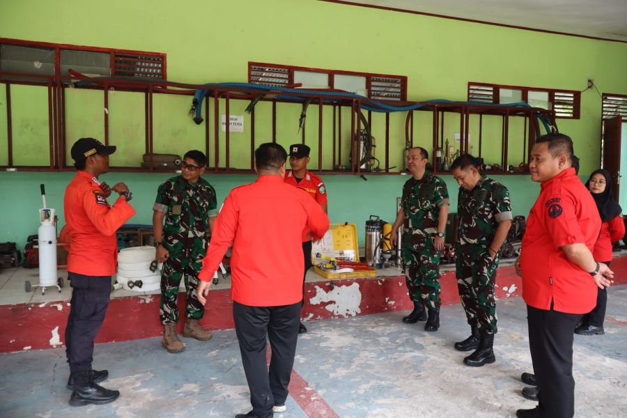 Tim Penyuluh Mabes TNI Gelar Audiensi Pencegahan Karhutla Bersama Manggala Agni Dumai