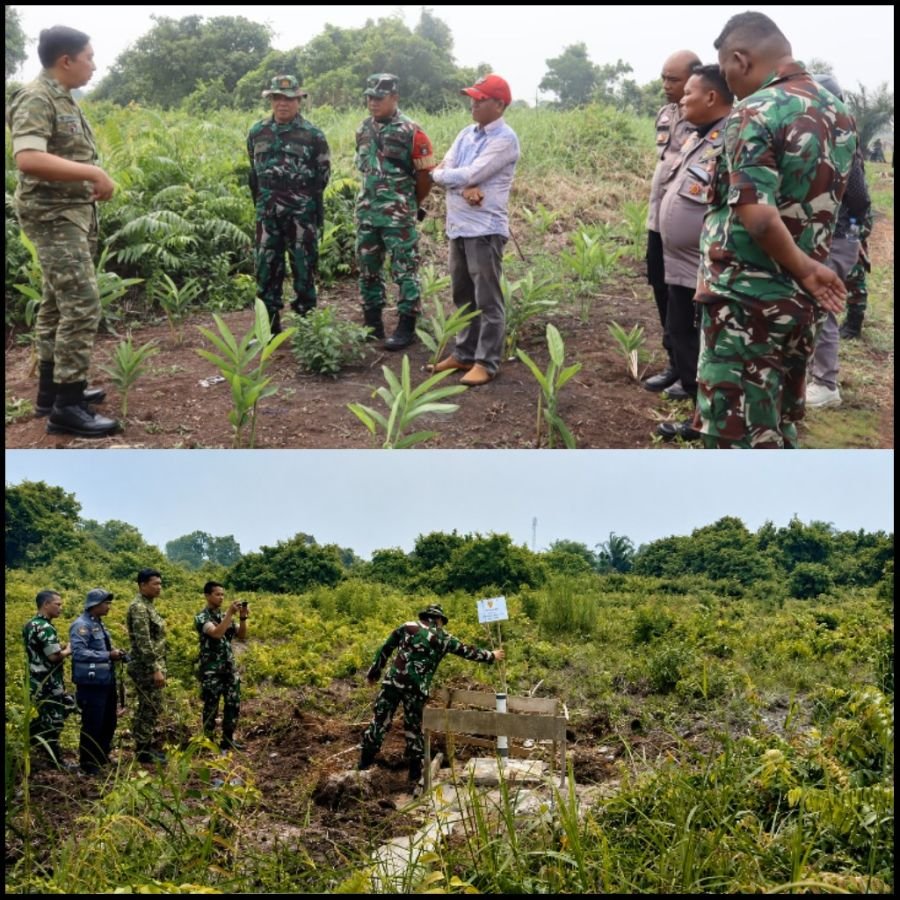 Tim Penyuluh Mabes TNI Komsos Bersama Warga dan Tinjau Sumur Bor Cegah Karhutla