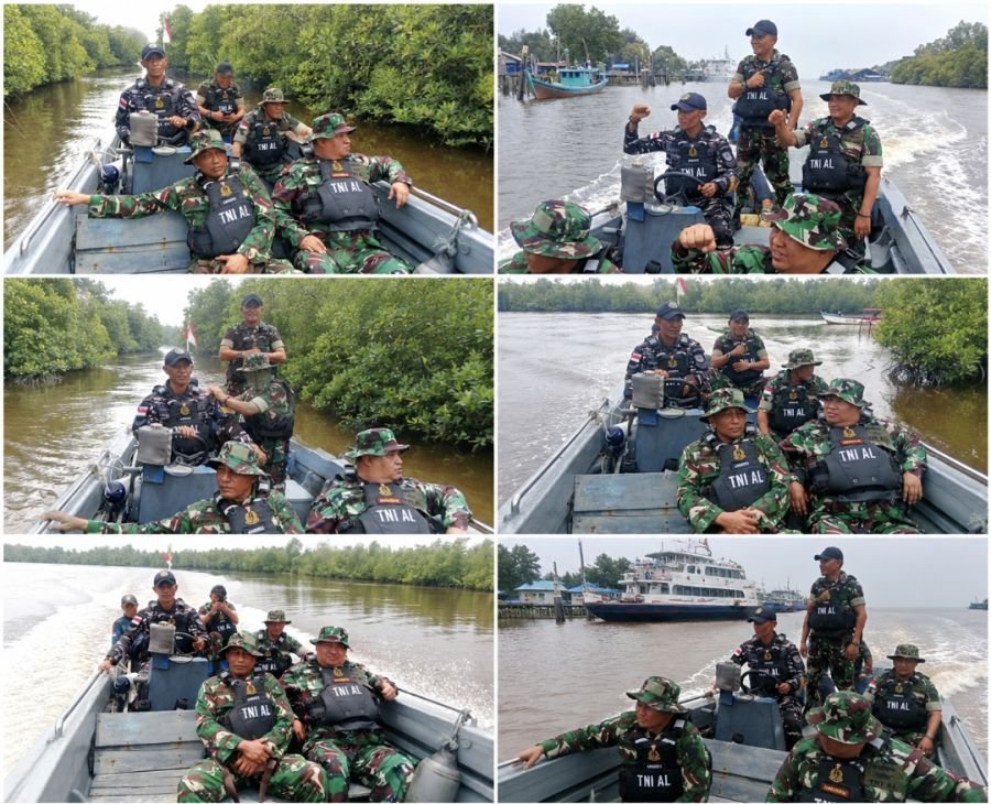 Tim Penyuluh Mabes TNI Laksanakan Sosialisasi dan Penyuluhan Pencegahan Karhutla Melalui Jalur Air d
