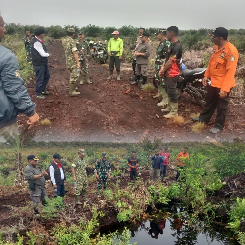 Tim Penyuluhan Karhutla Cek Embung dan Kanal, Pastikan Ketersediaan Air di Wilayah Rupat