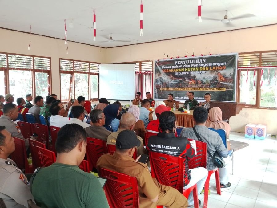 Tim Satgas Karhutla Mabes TNI Gencarkan Sosialisasi Pencegahan Karhutla di Tapung Hilir