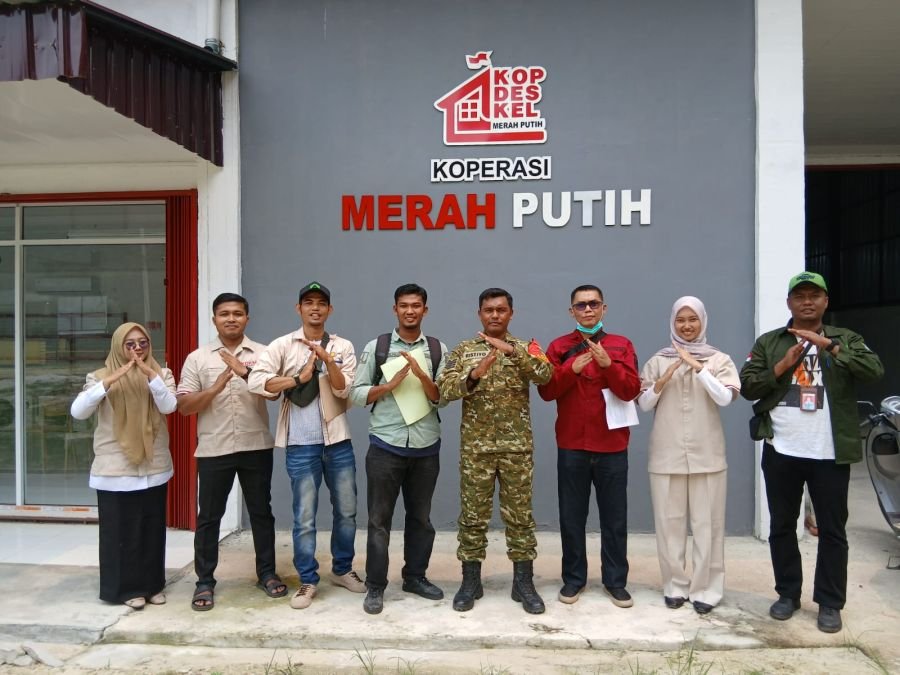 TIM VERIFIKASI PEMKAB BENGKALIS CEK KELAYAKAN SARANA PRASARANA KDKMP DESA BATHIN BETUAH