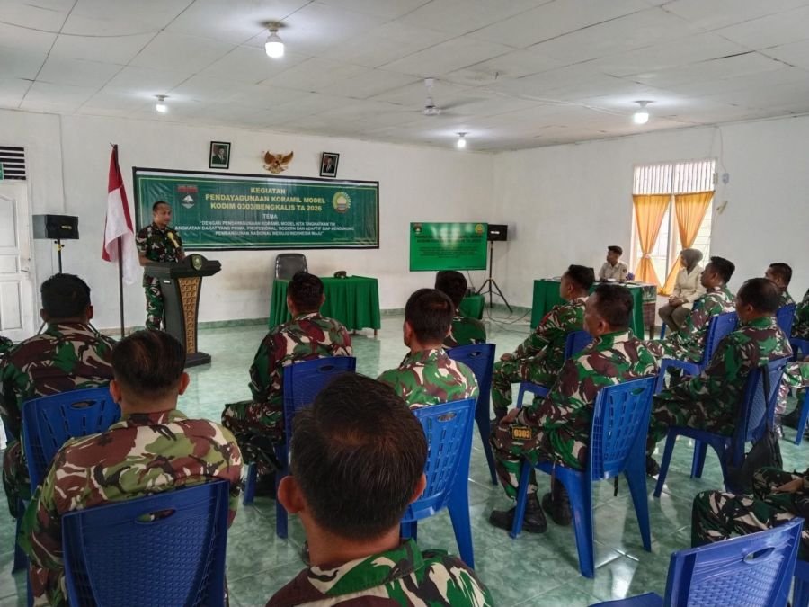 Tingkatkan Kemampuan & Ketangguhan Prajurit, Dandim 0303/Bengkalis Buka Pendayagunaan Koramil Model