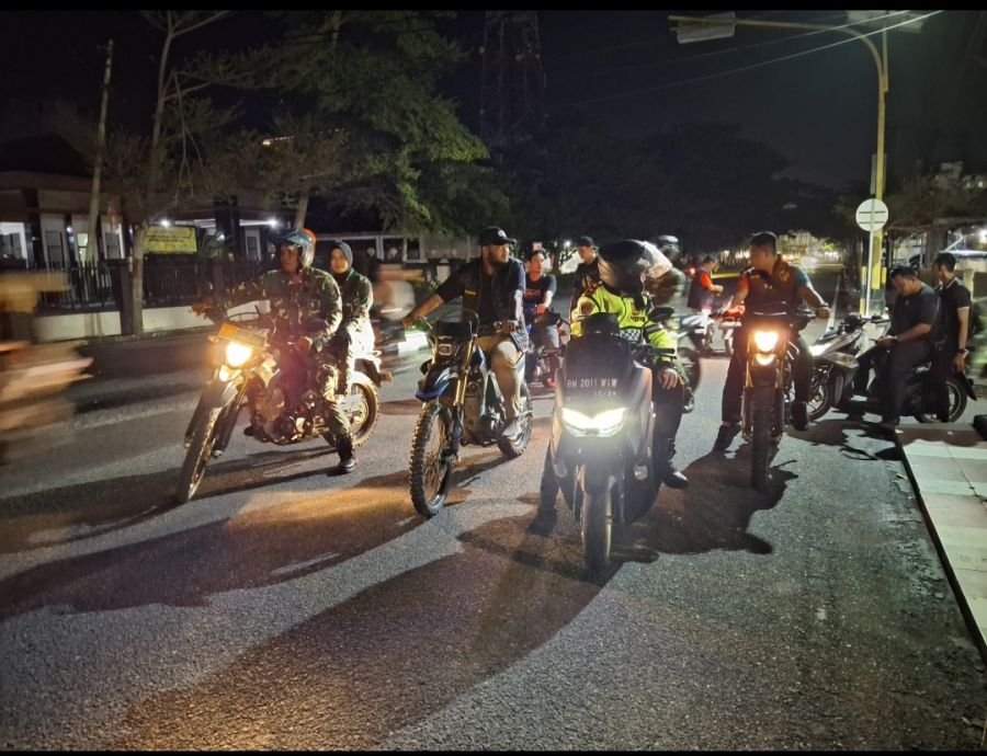 Tingkatkan Kondusivitas Wilayah, TNI-Polri Gelar Patroli Gabungan di Bangko