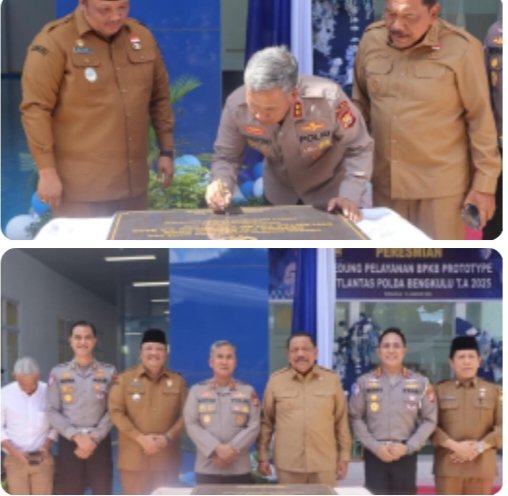 Tingkatkan Pelayanan Publik, Kapolda Bengkulu Resmikan Gedung Pelayanan BPKB Prototipe di Bentiring