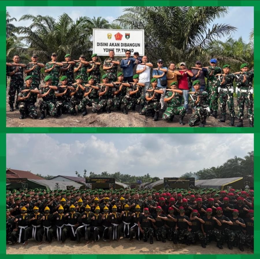 Tinjau Pembangunan Yonif TP 953/HR, Asrendam XIX/TT Tekankan Disiplin dan Profesionalisme Prajurit