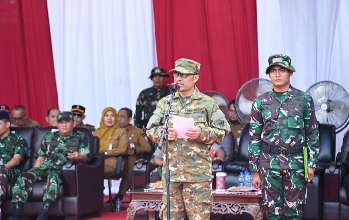 TMMD Ke-124 Resmi Dimulai, Lanud Roesmin Nurjadin Dukung Pemerataan Pembangunan di Mandau
