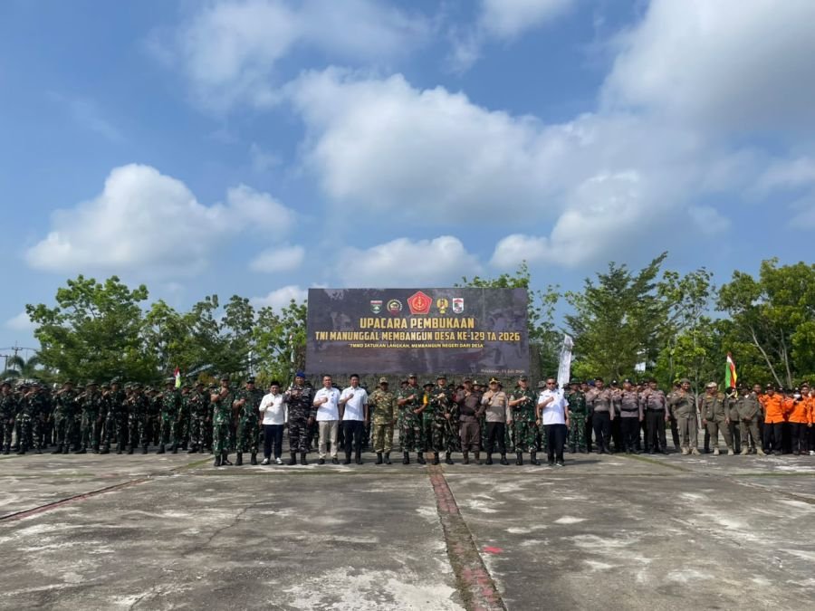 TMMD Ke-129 Resmi Dibuka, Babinsa Koramil 03/Bunut Siap Bergerak