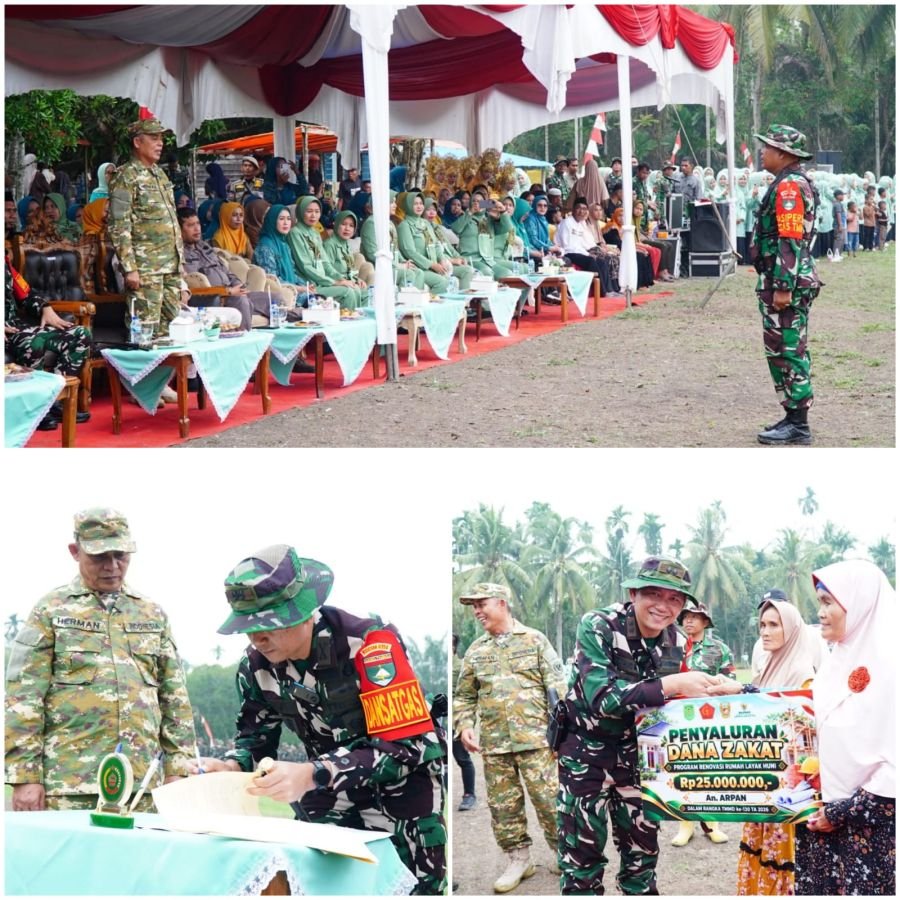 TMMD ke-130 di Kuala Lemang Resmi Dibuka, Bupati Inhil: Bukti Nyata TNI Hadir Untuk Rakyat