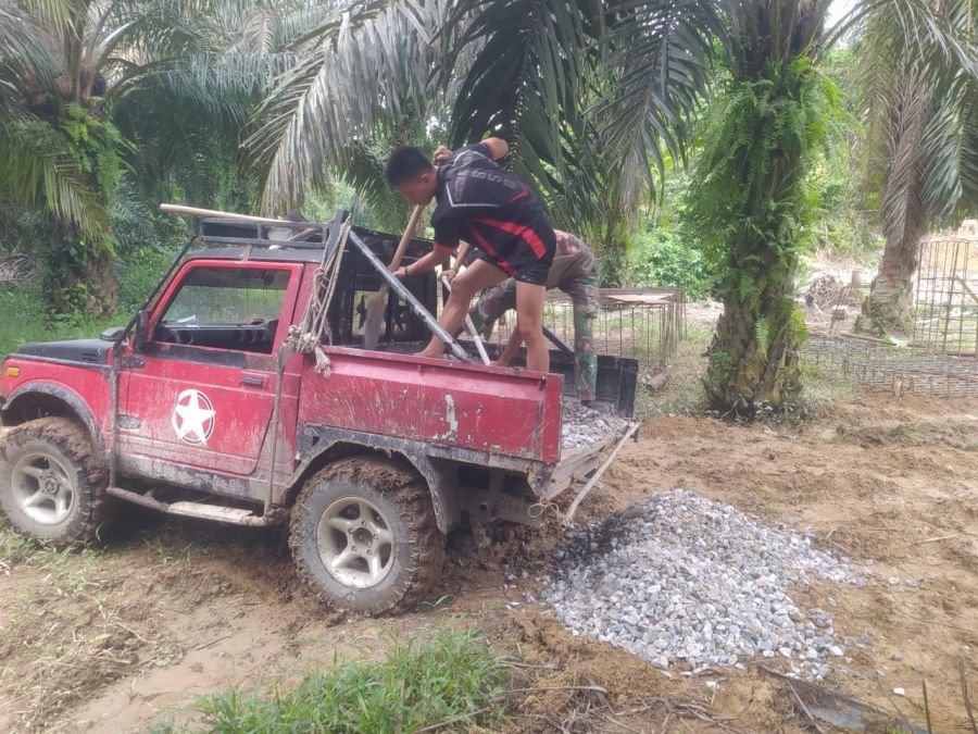 TNI AD Kebut Jembatan Gantung Garuda, Progres Sudah 34 Persen