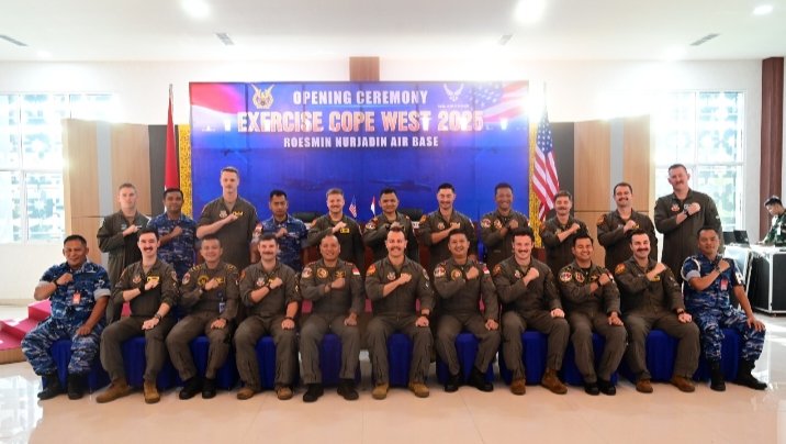 TNI AU dan USAF Resmi Gelar Latihan Bersama Cope West 2025 di Pekanbaru