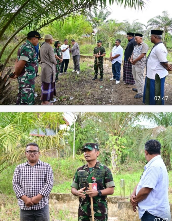 TNI AU Peduli, Lanud Roesmin Nurjadin Bangun Rumah Layak Huni untuk Bilal Masjid di Kampar