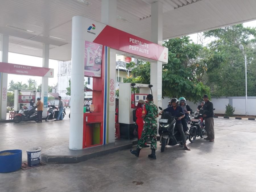 TNI Bergerak  Cepat! Pantau Kondisi Ketahanan Energi di Meranti