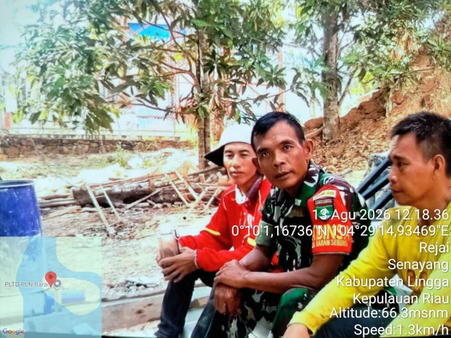 . TNI dan Rakyat Bersatu, Babinsa Baran Bangun Kewaspadaan dan Ketahanan Wilayah Sejak Dini