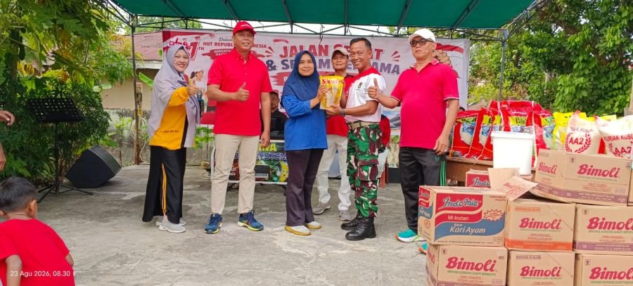 TNI Hadir di Tengah Rakyat! Babinsa Koramil 04/Lph Jadikan Puncak HUT RI Momentum Perkuat Persatuan