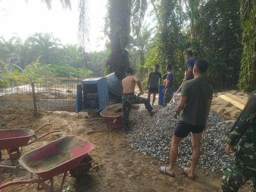 TNI Kebut Pembangunan Jembatan Gantung, 500 Warga Bakal Nikmati Akses 