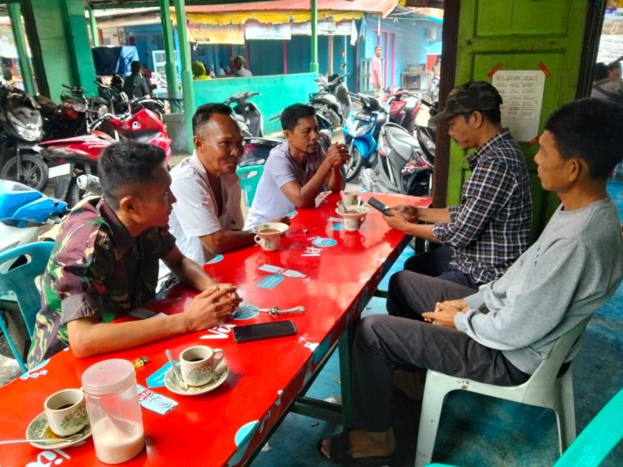 TNI Perkuat Nilai Pancasila Melalui Komsos Bersama Warga Panipahan.
