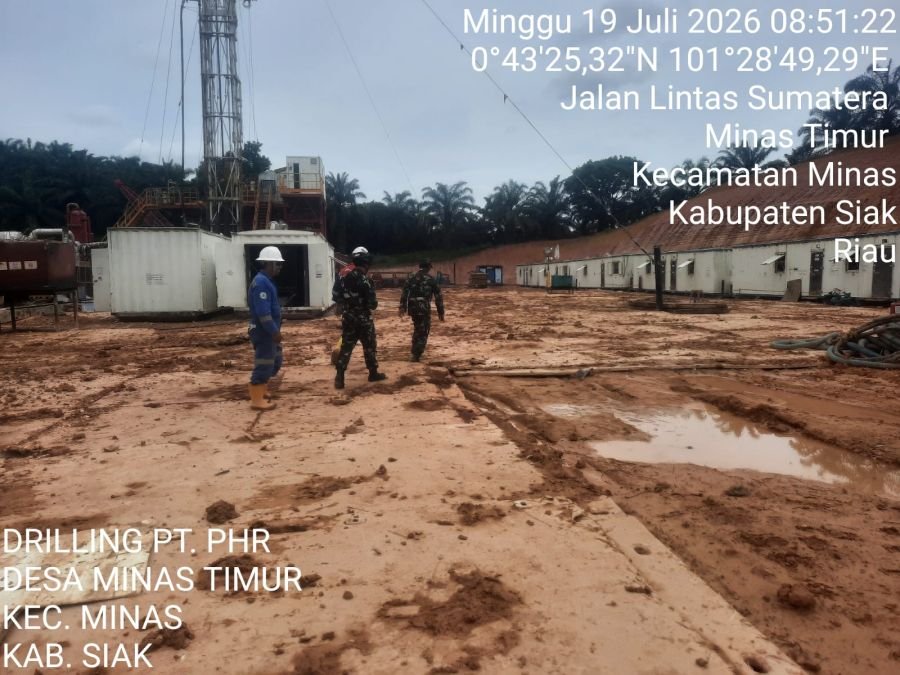 TNI Perkuat Pengamanan Tiga Lokasi Drilling PHR di Minas