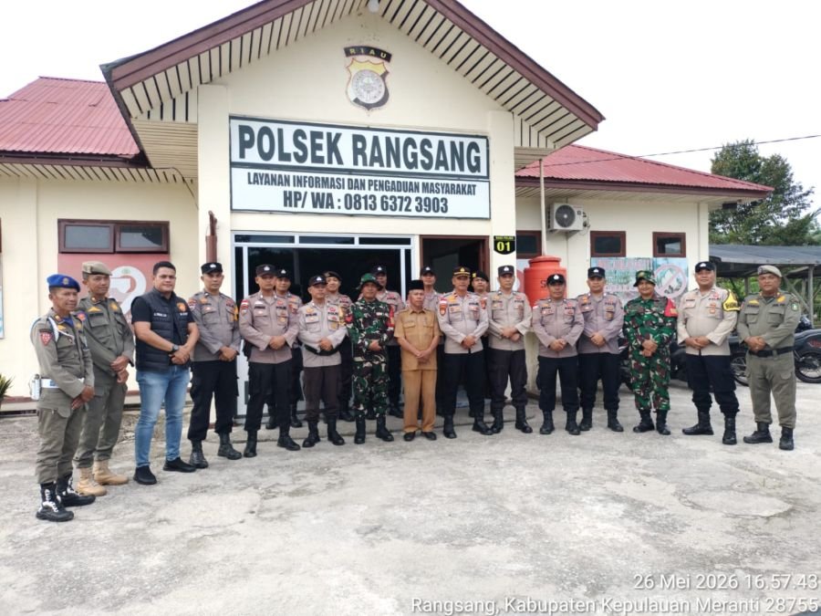 TNI & POLRI Ikut serta Dalam Apel Kesiapan Pengamanan Idul Adha di Rangsang