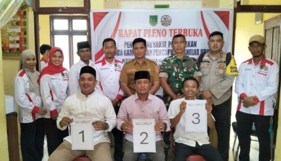 TNI-Polri Kawal Rapat Pleno Pencabutan Nomor Urut Calon Penghulu Raja Bejamu, Ini Hasilnya!